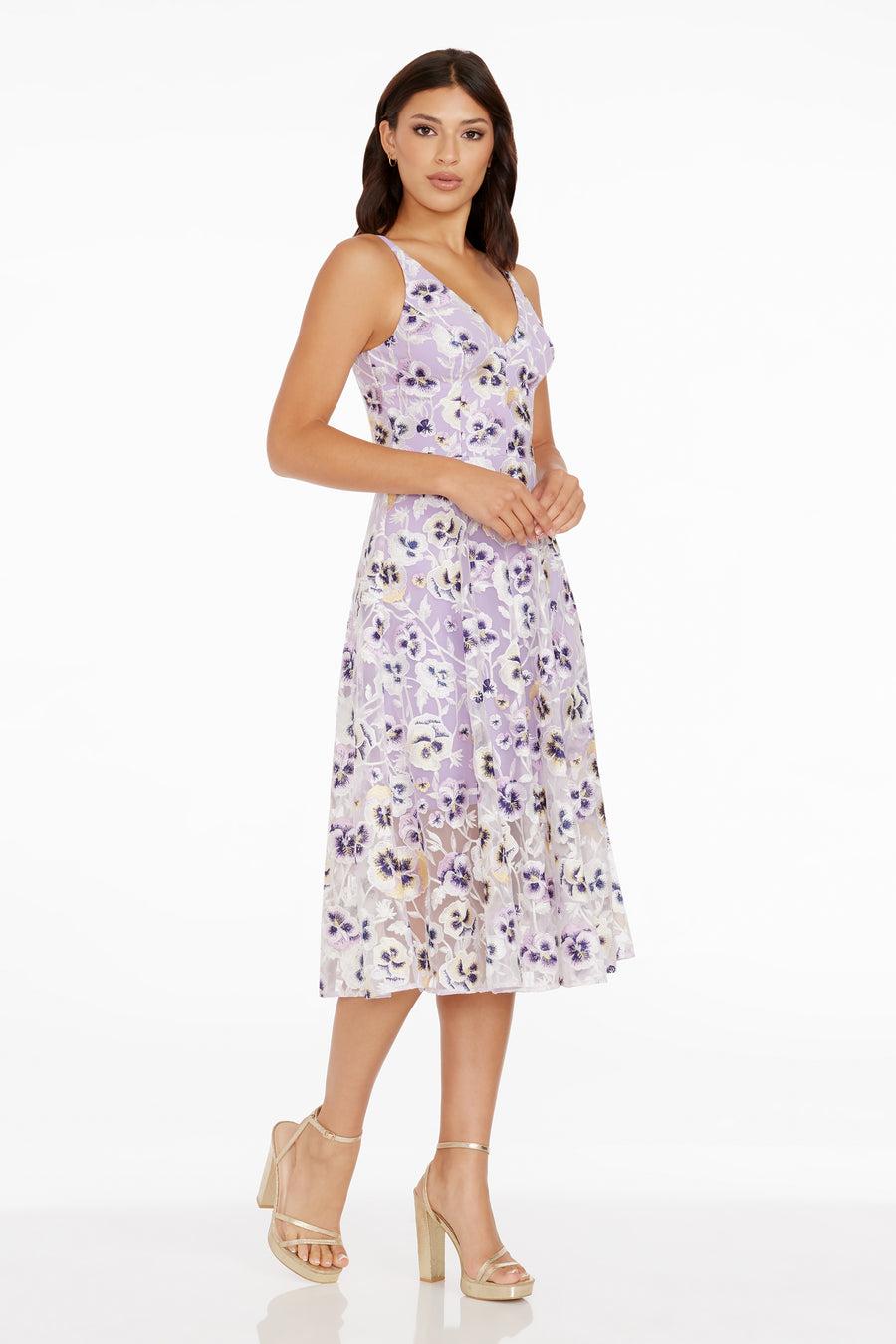 Dress The Population Blair Dress White