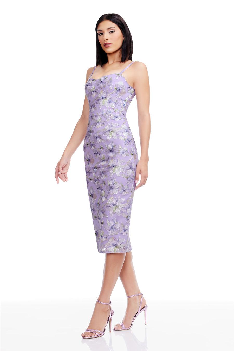 Dress The Population Blakely Dress White