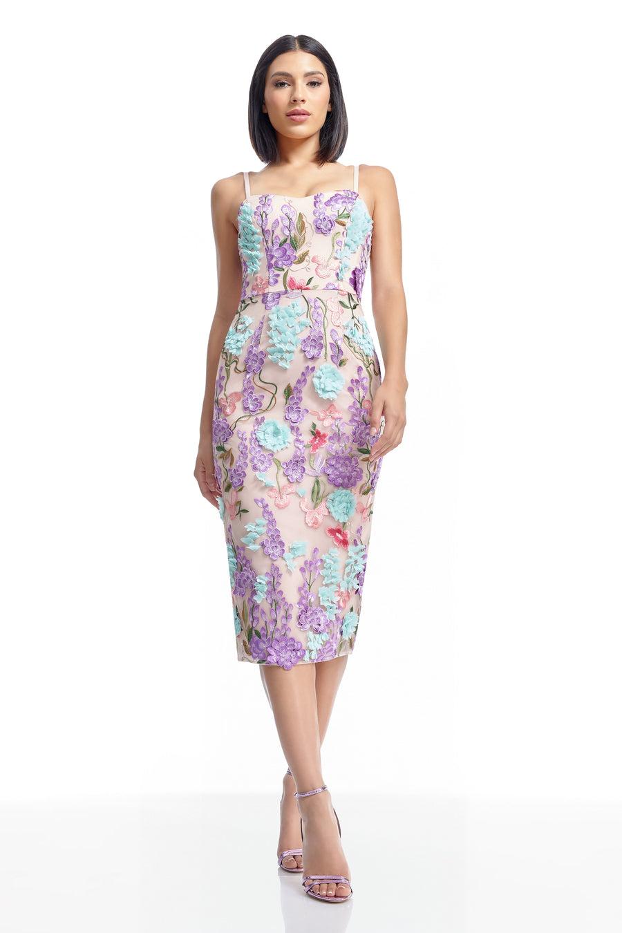 Dress The Population Blakely Dress White