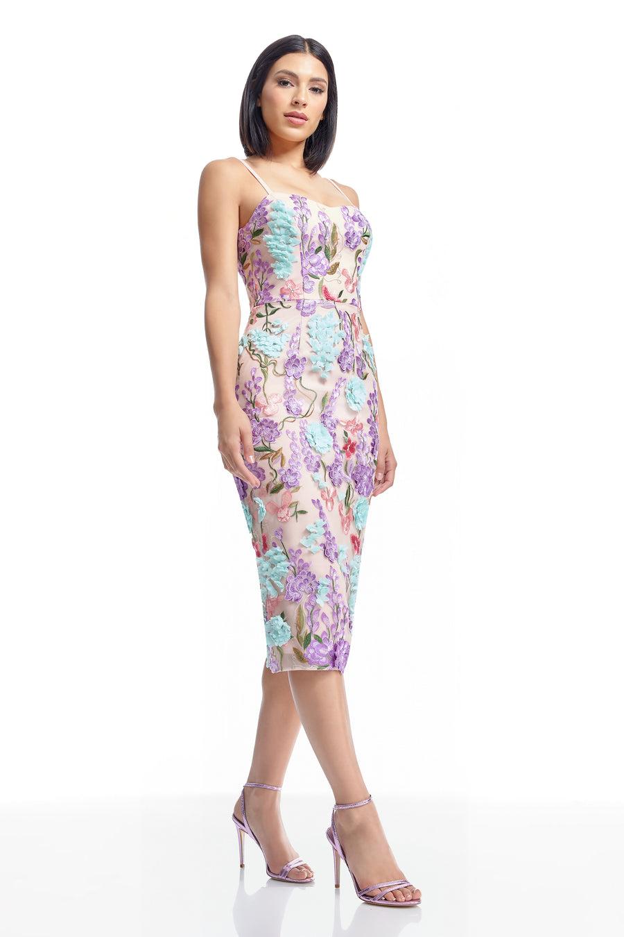 Dress The Population Blakely Dress White