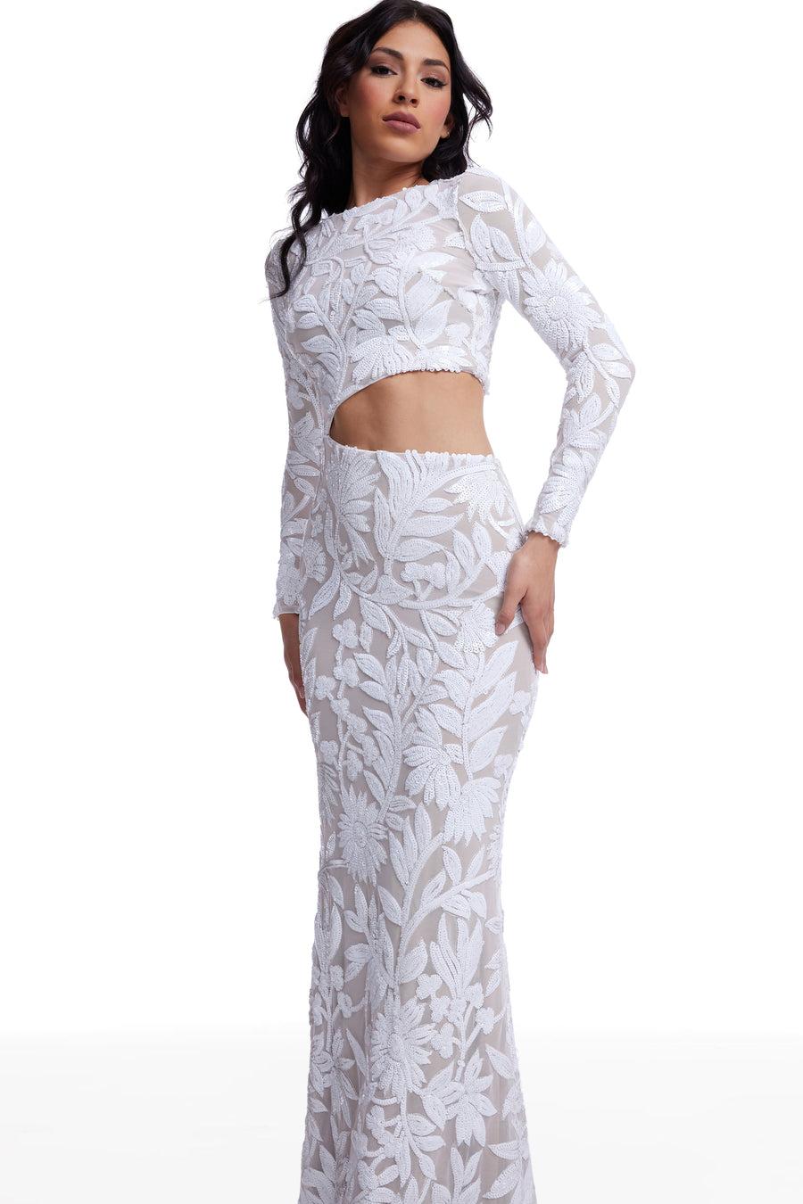 Dress The Population Candace Dress White