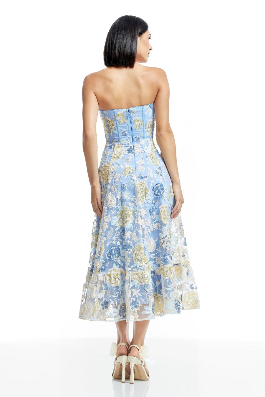 Dress The Population Carina Dress White