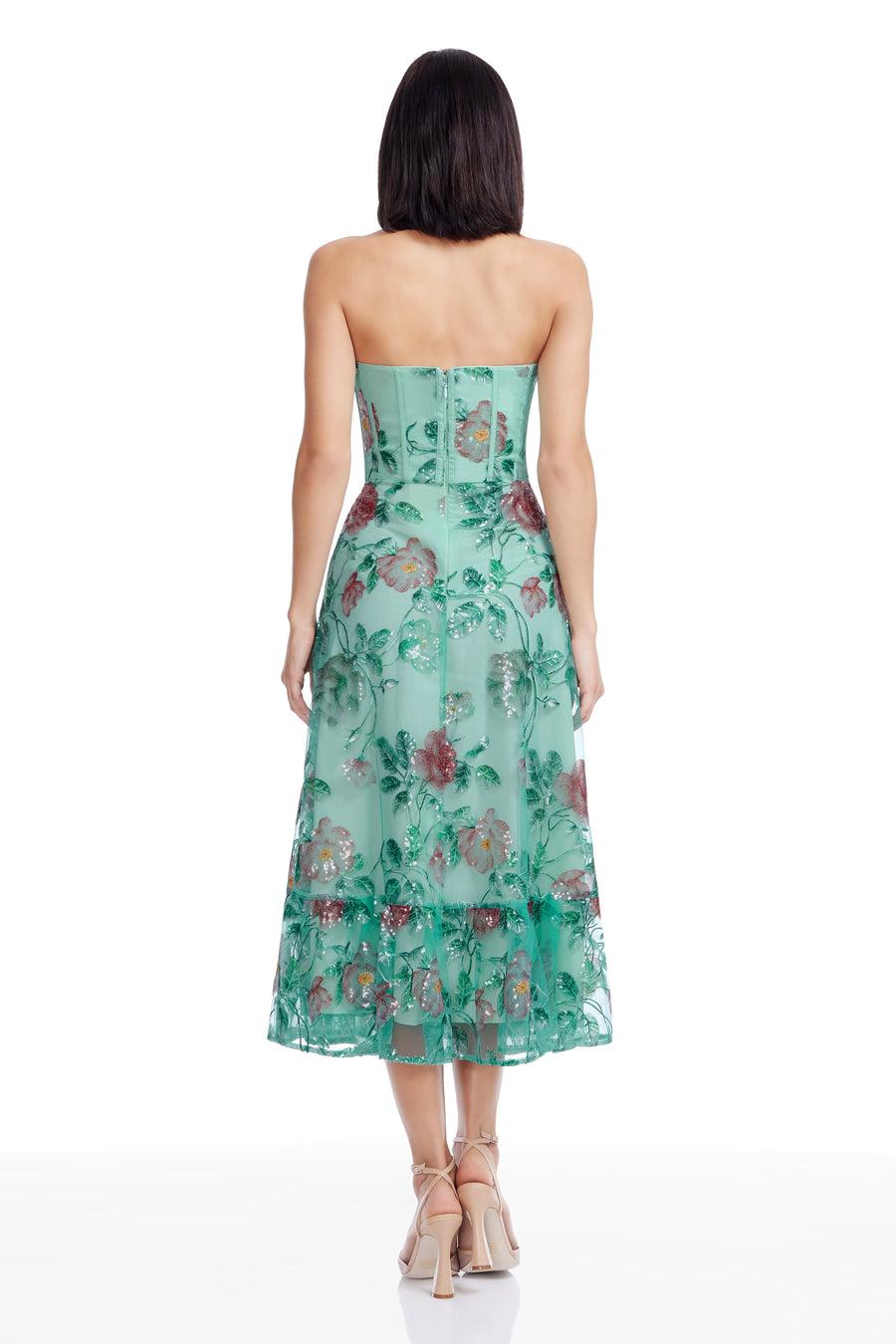 Dress The Population Carina Dress White