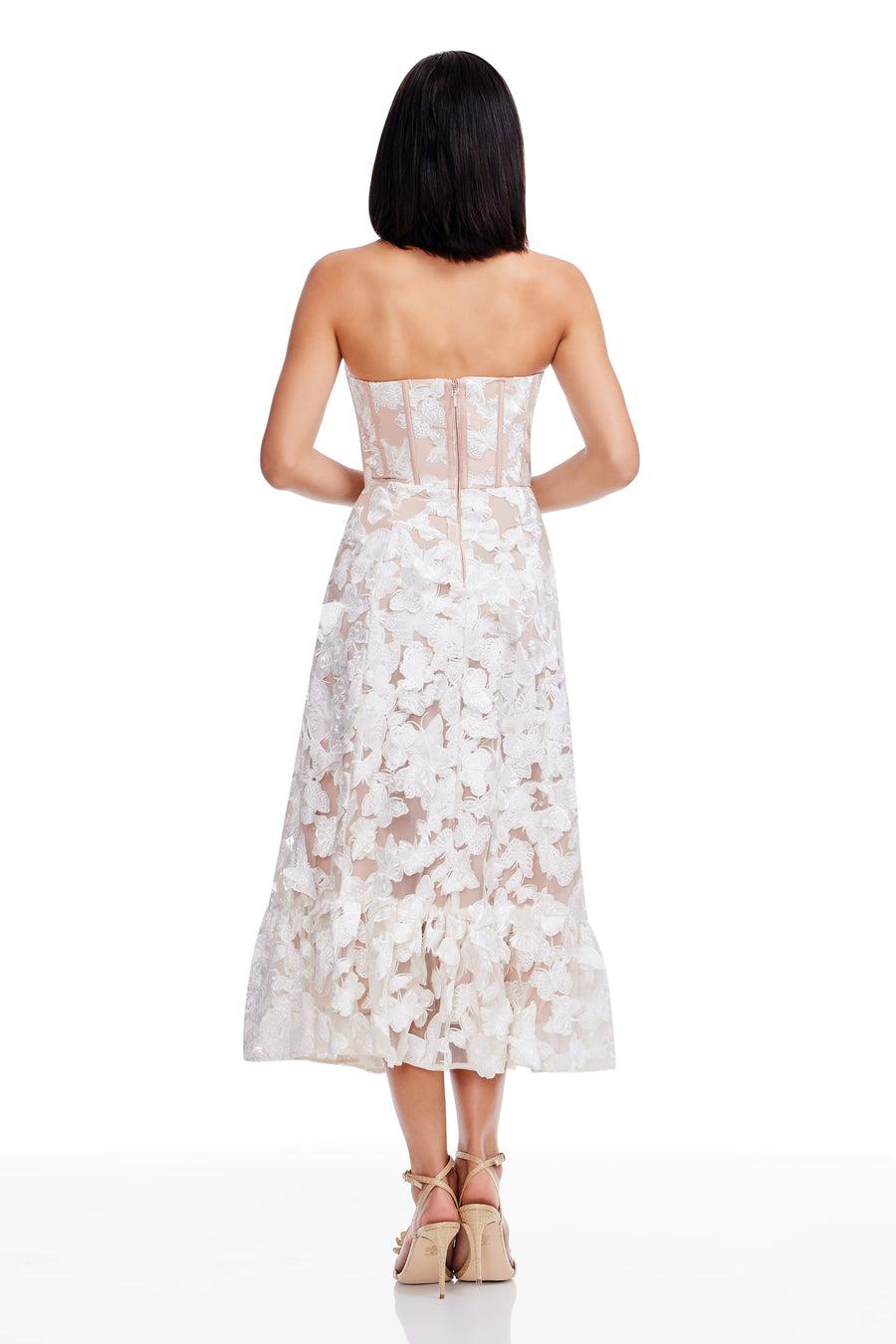 Dress The Population Carina Dress White