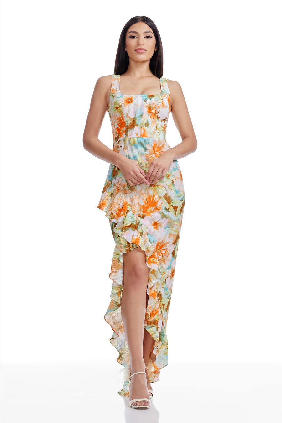 dress the population Charlene Dress white