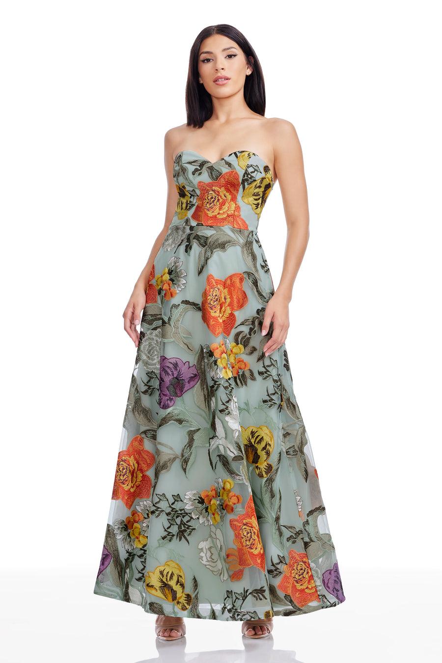 dress the population Connor Dress white