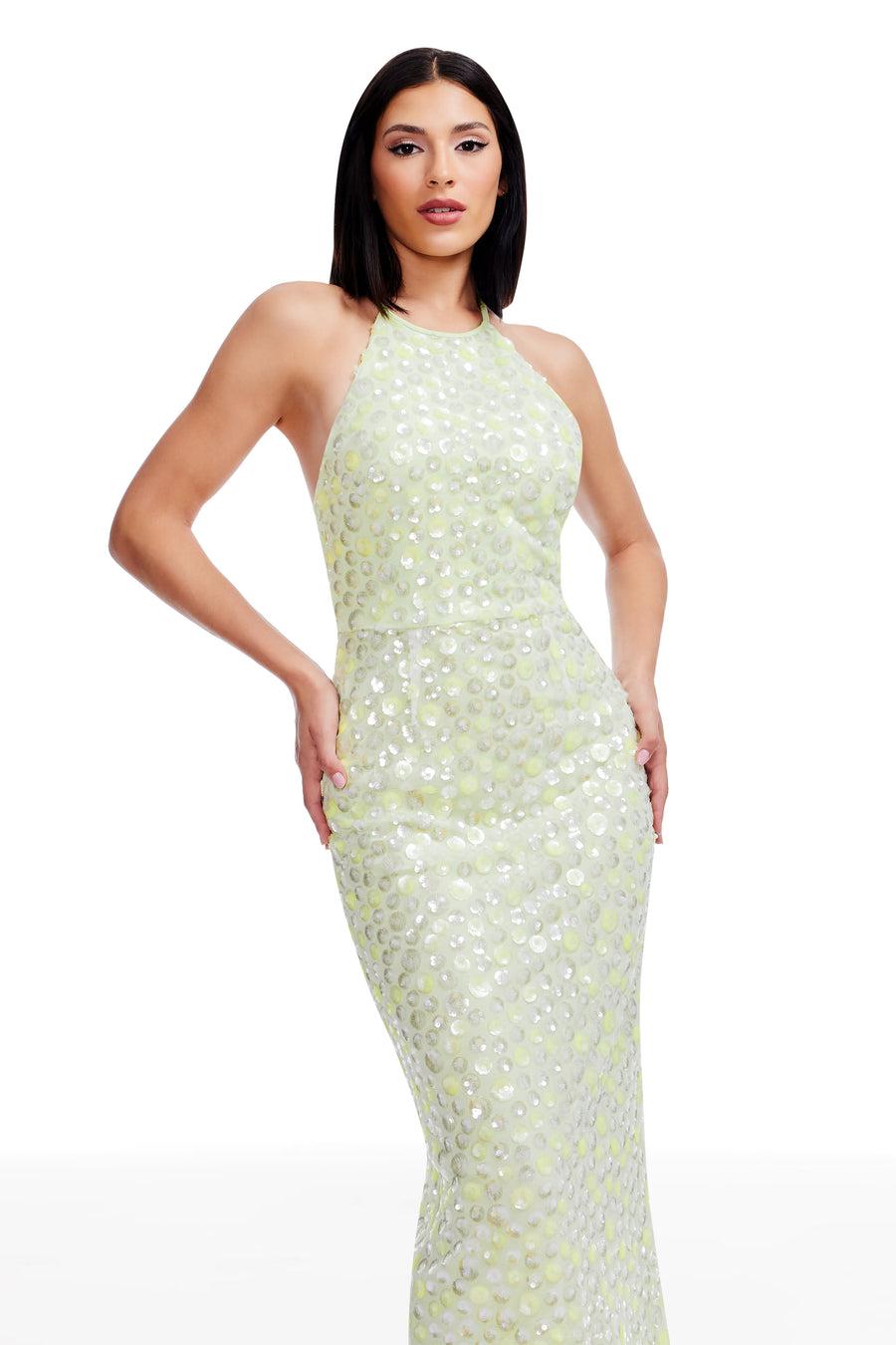 Dress The Population Dani Dress White