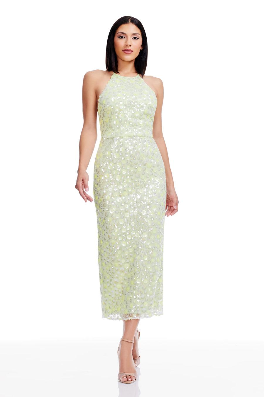 Dress The Population Dani Dress White