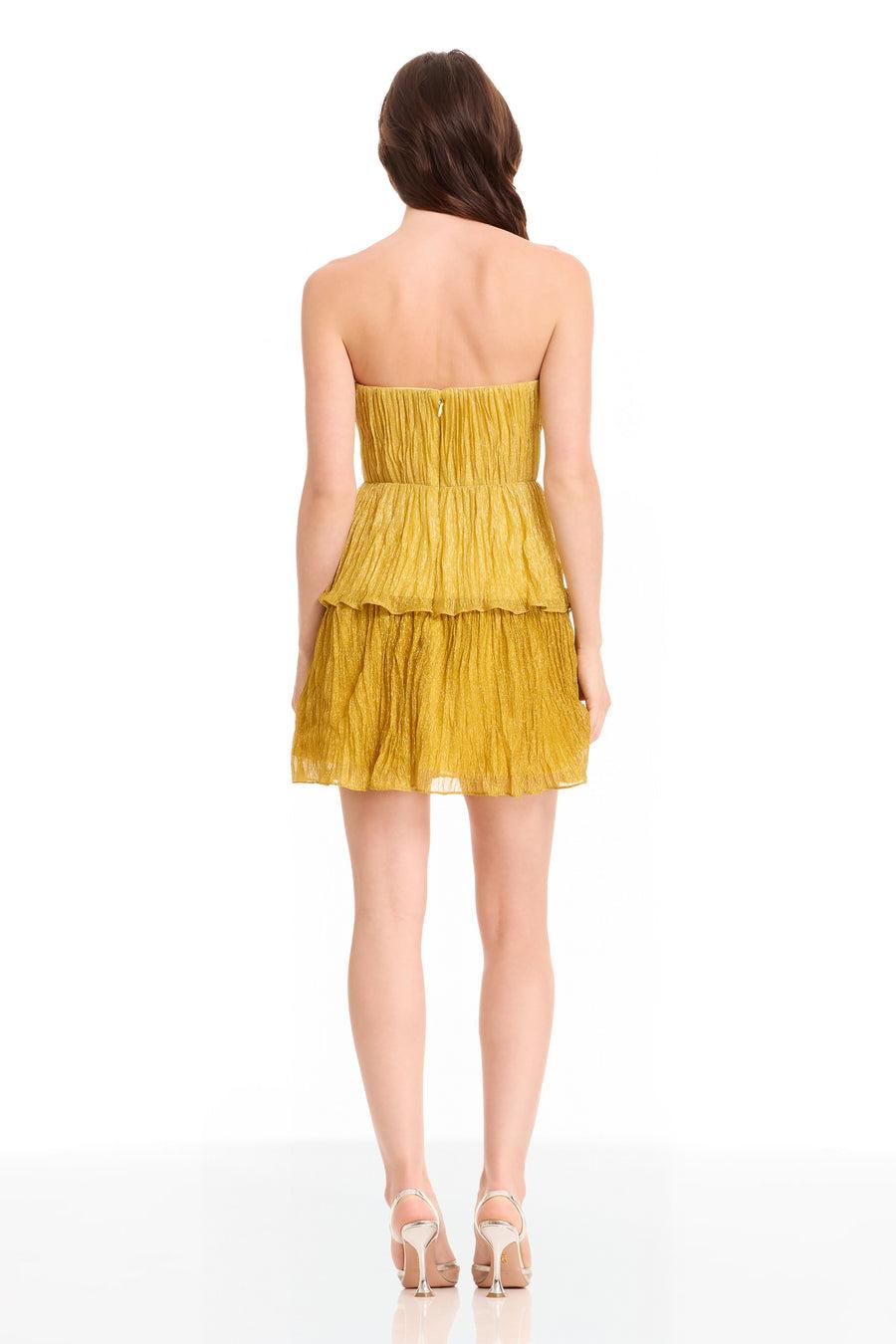 Dress The Population Darcy Dress White