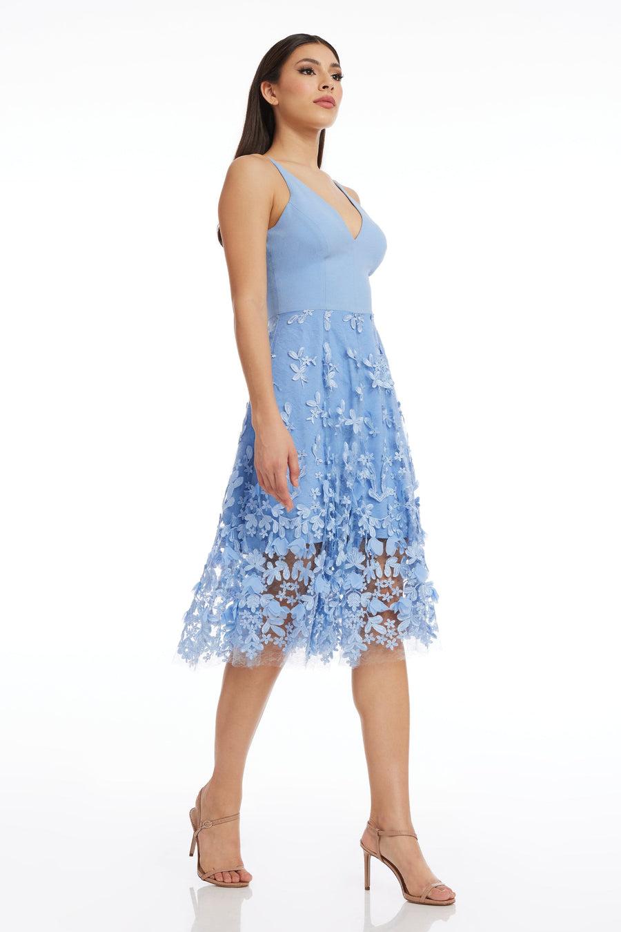 Dress The Population Darleen Dress White