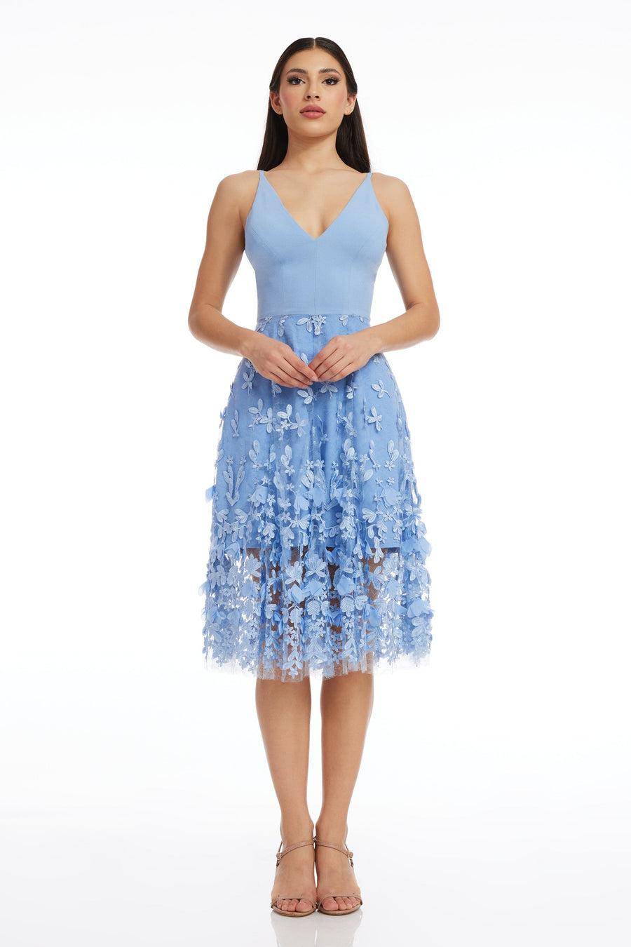 dress the population Darleen Dress white