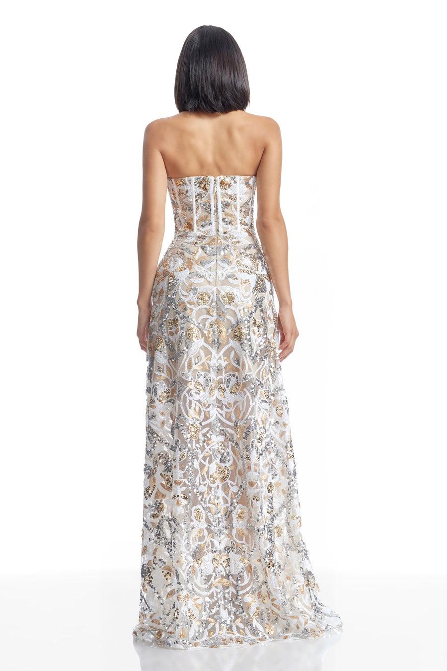 Dress The Population Daven Dress White