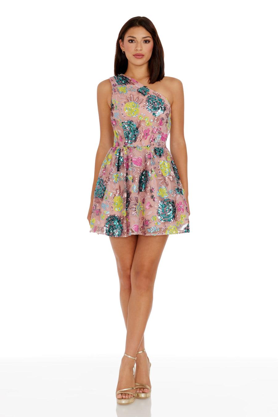 Dress The Population Delaney Dress White