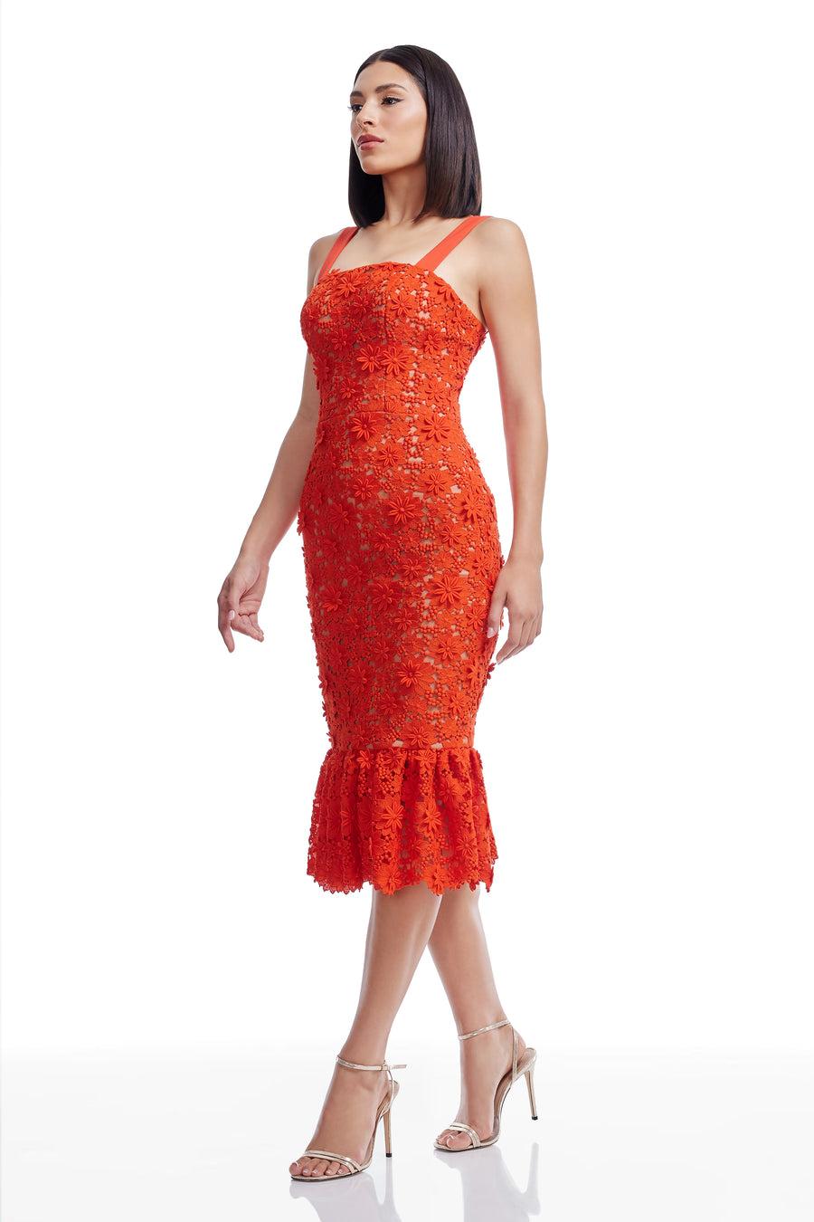 Dress The Population Desiree Dress White