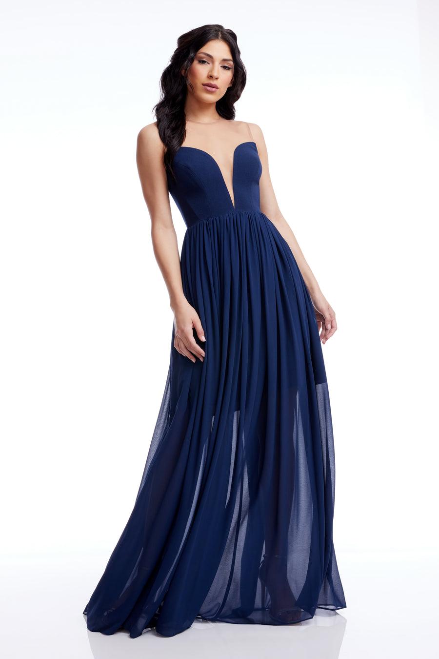 Dress The Population Eleanor Gown White