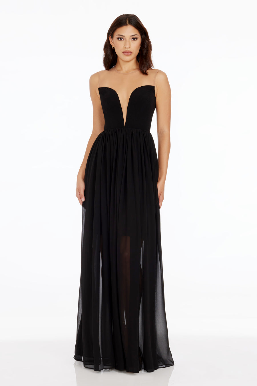 Dress The Population Eleanor Gown White