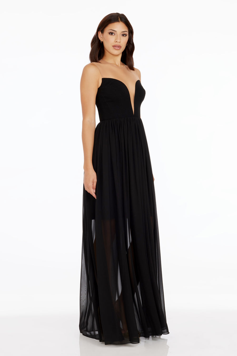 Dress The Population Eleanor Gown White