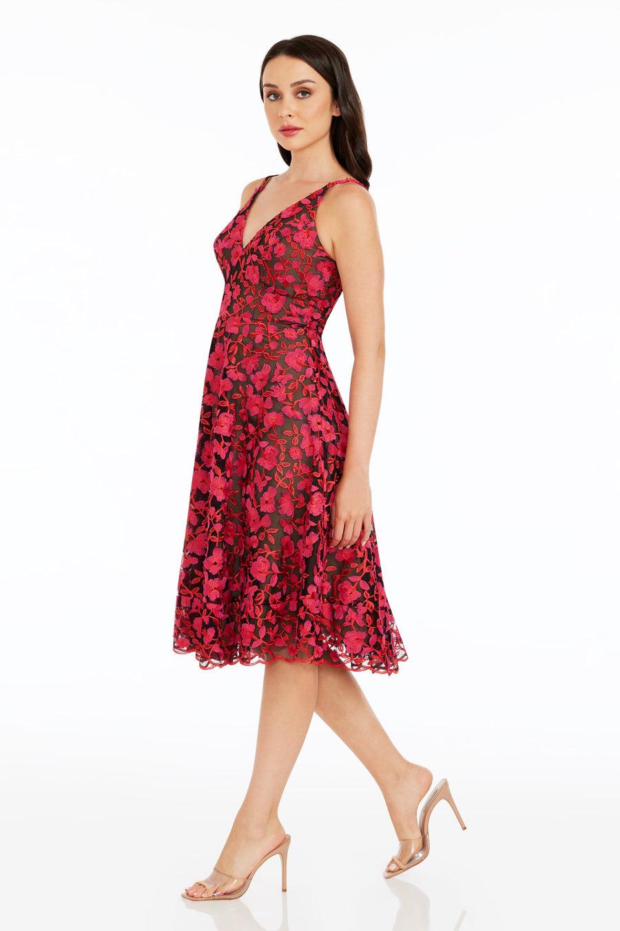 Dress The Population Elisa Dress White