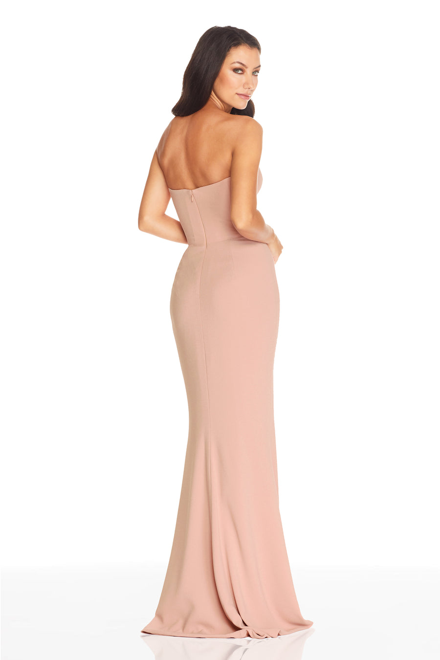 Dress The Population Fernanda Gown White