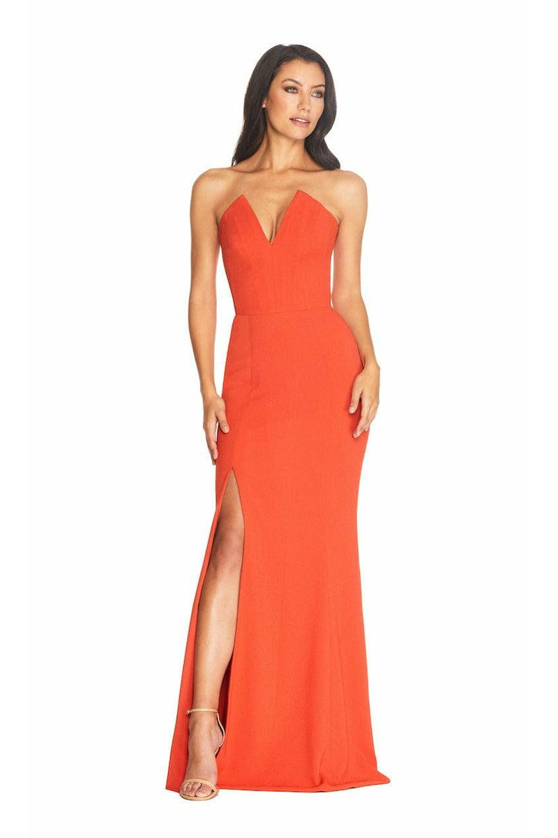 dress the population Fernanda Gown white