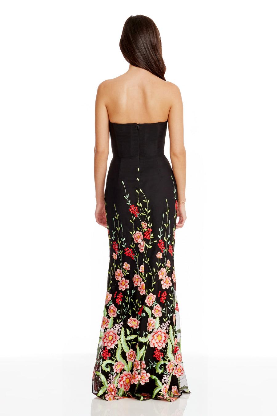 Dress The Population Fernanda Gown White