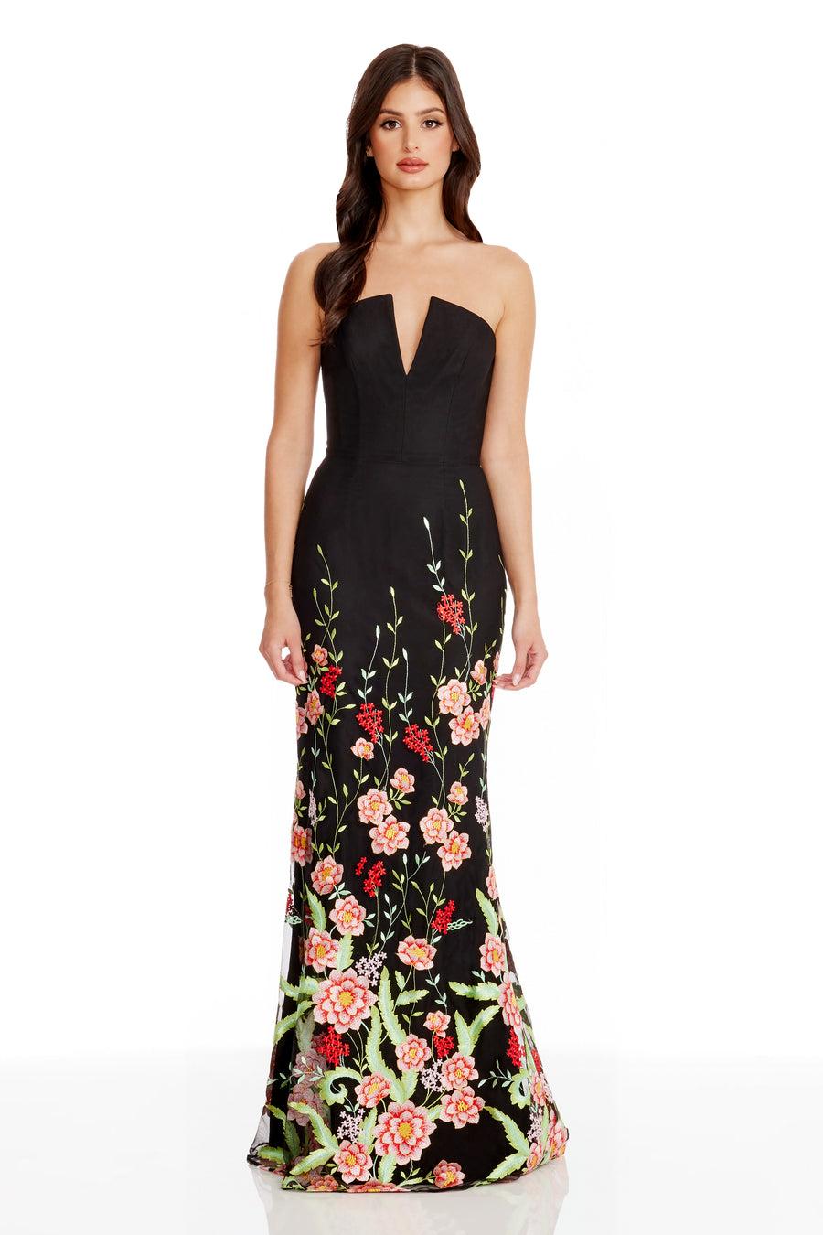 dress the population Fernanda Gown white