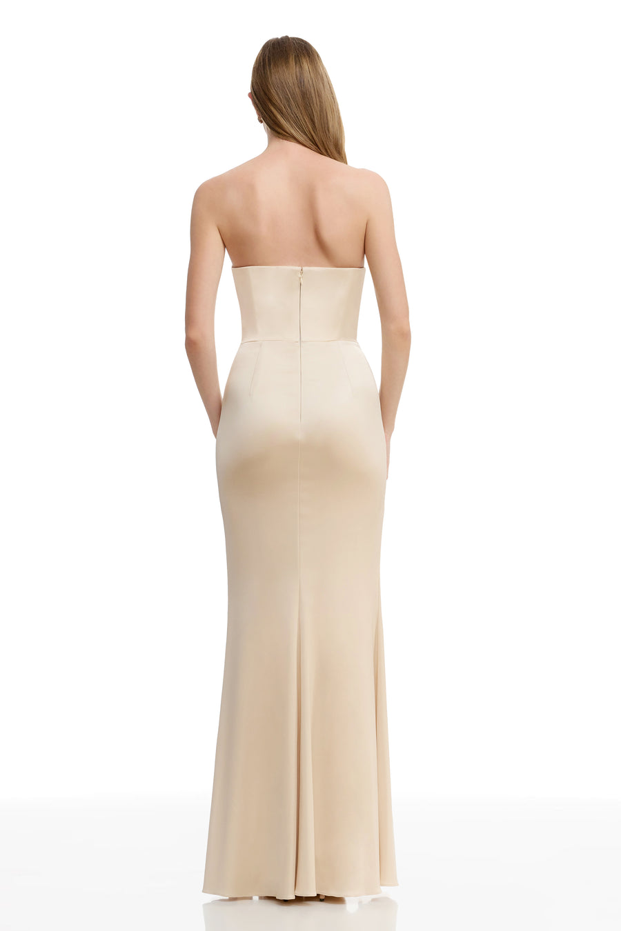 Dress The Population Fernanda Gown White