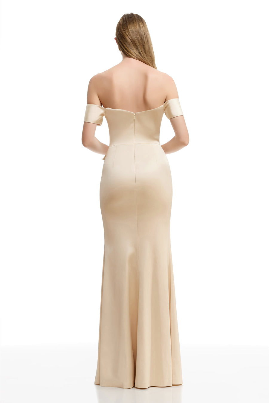 Dress The Population Gabrielle Gown White