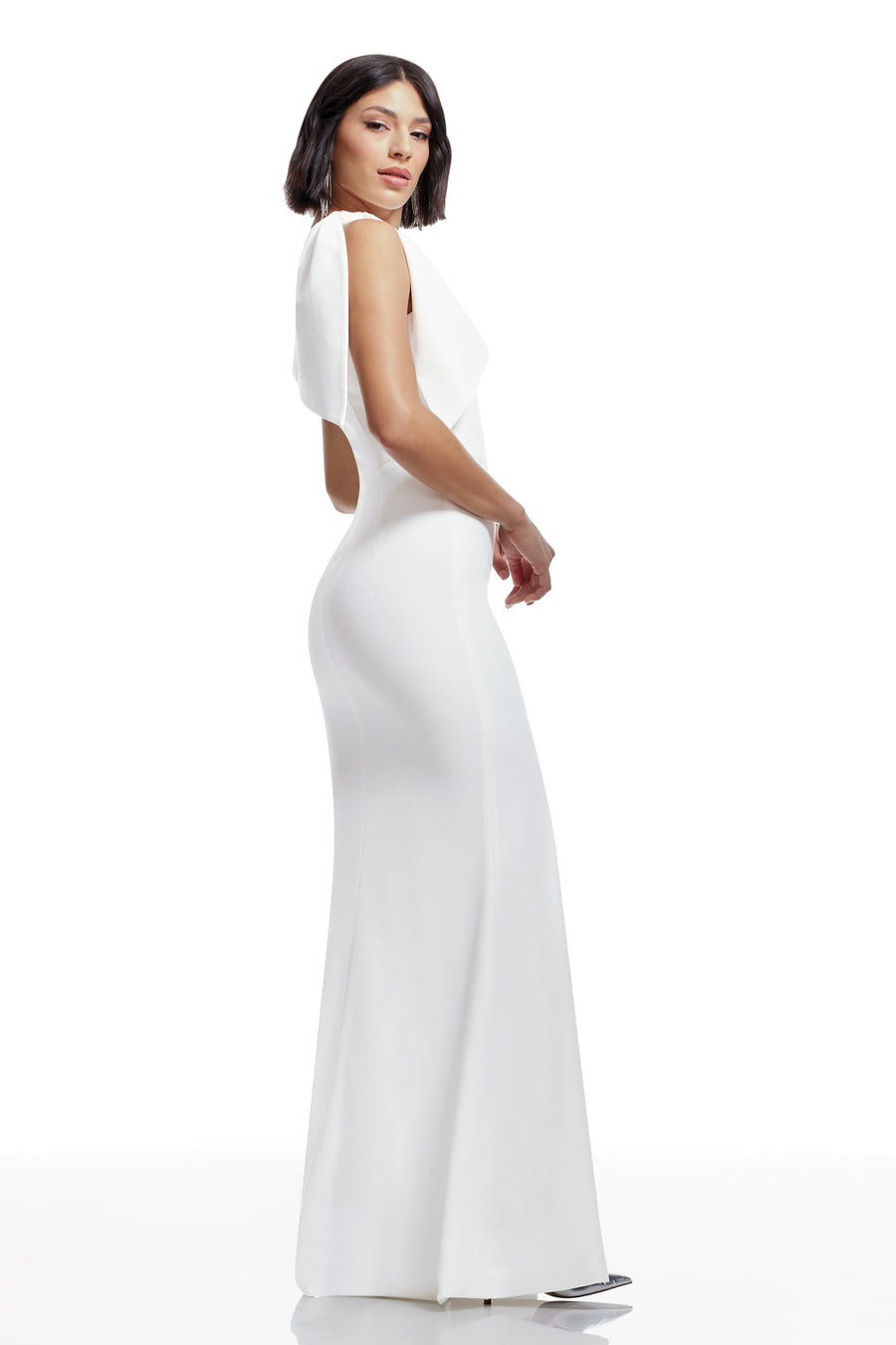 Dress The Population Georgina Gown White