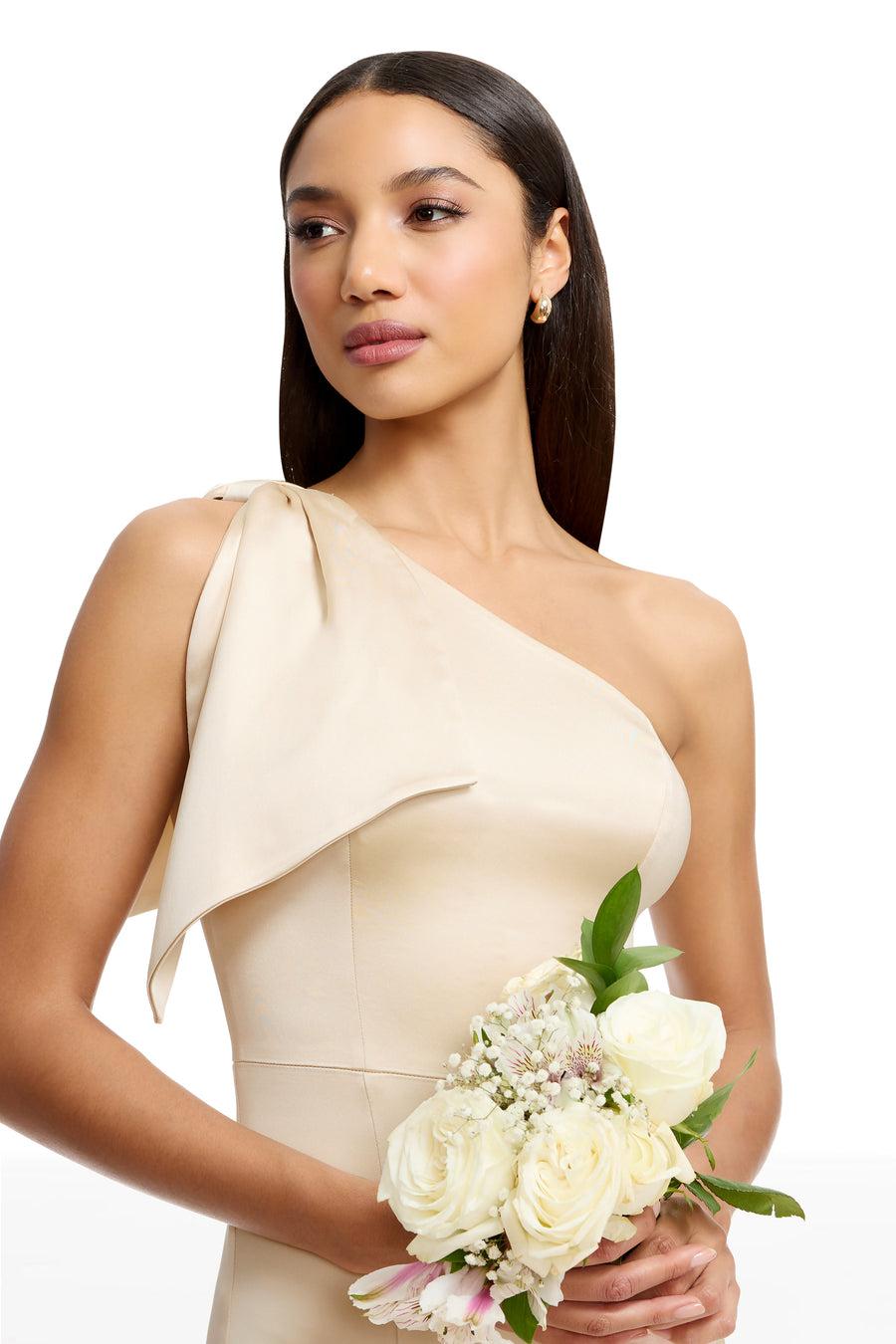 Dress The Population Georgina Gown White