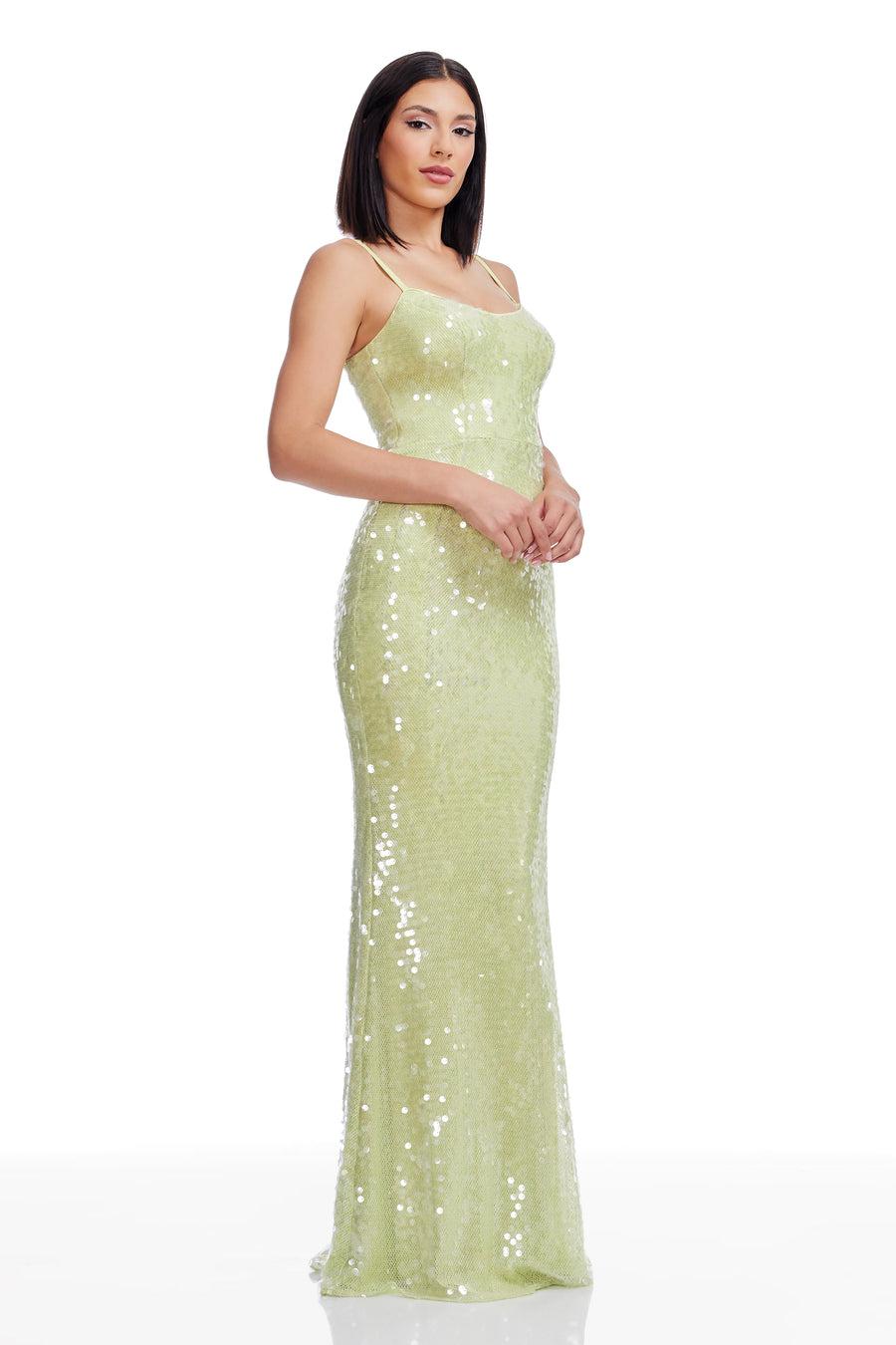 Dress The Population Giovanna Dress White