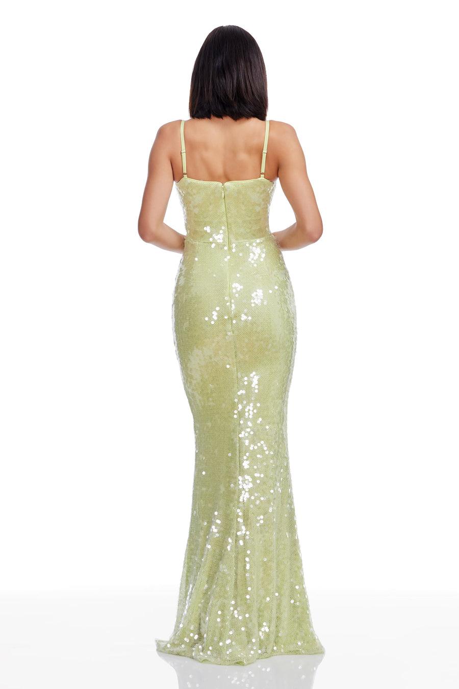 Dress The Population Giovanna Dress White