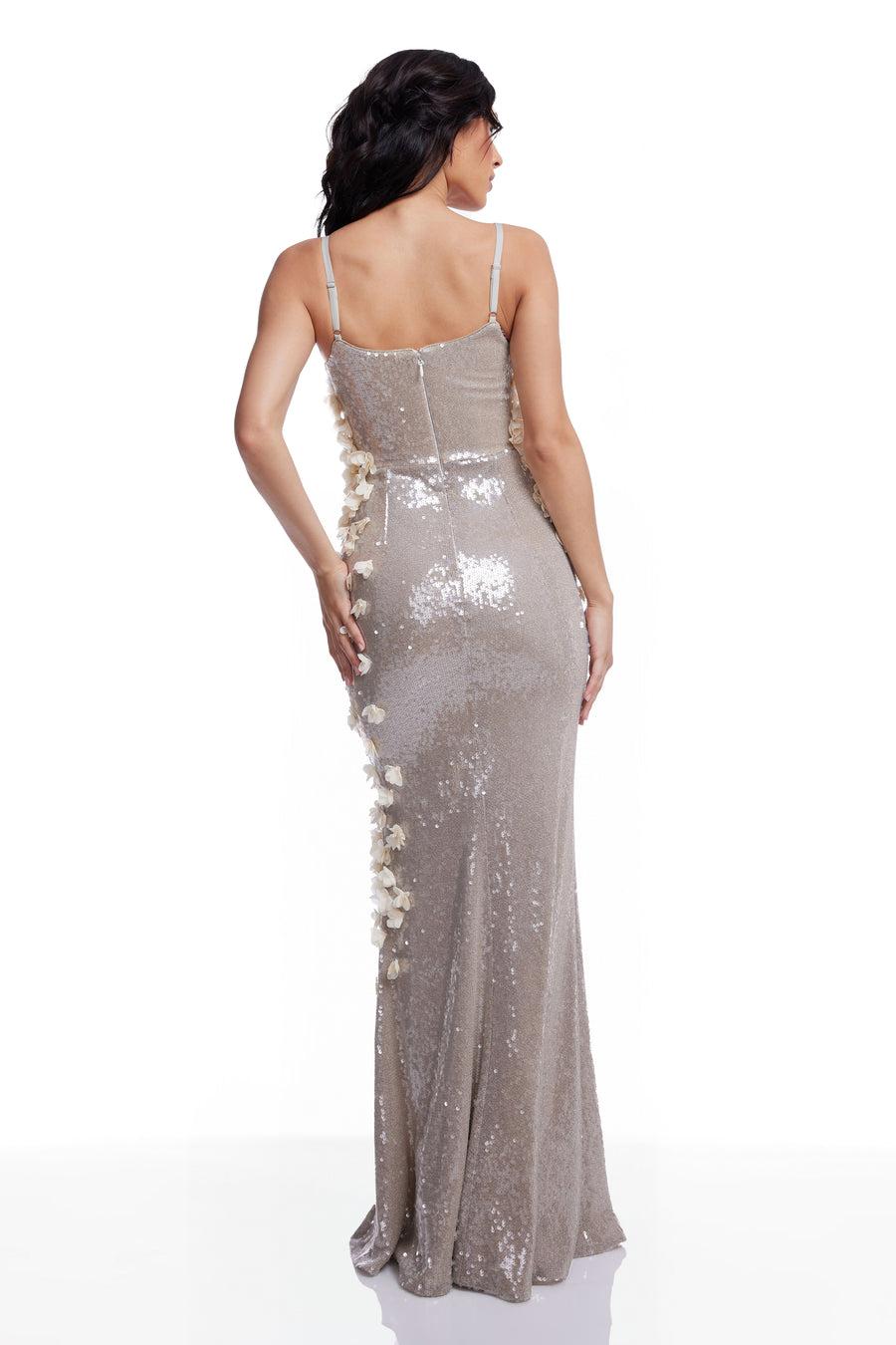 Dress The Population Giovanna Dress White