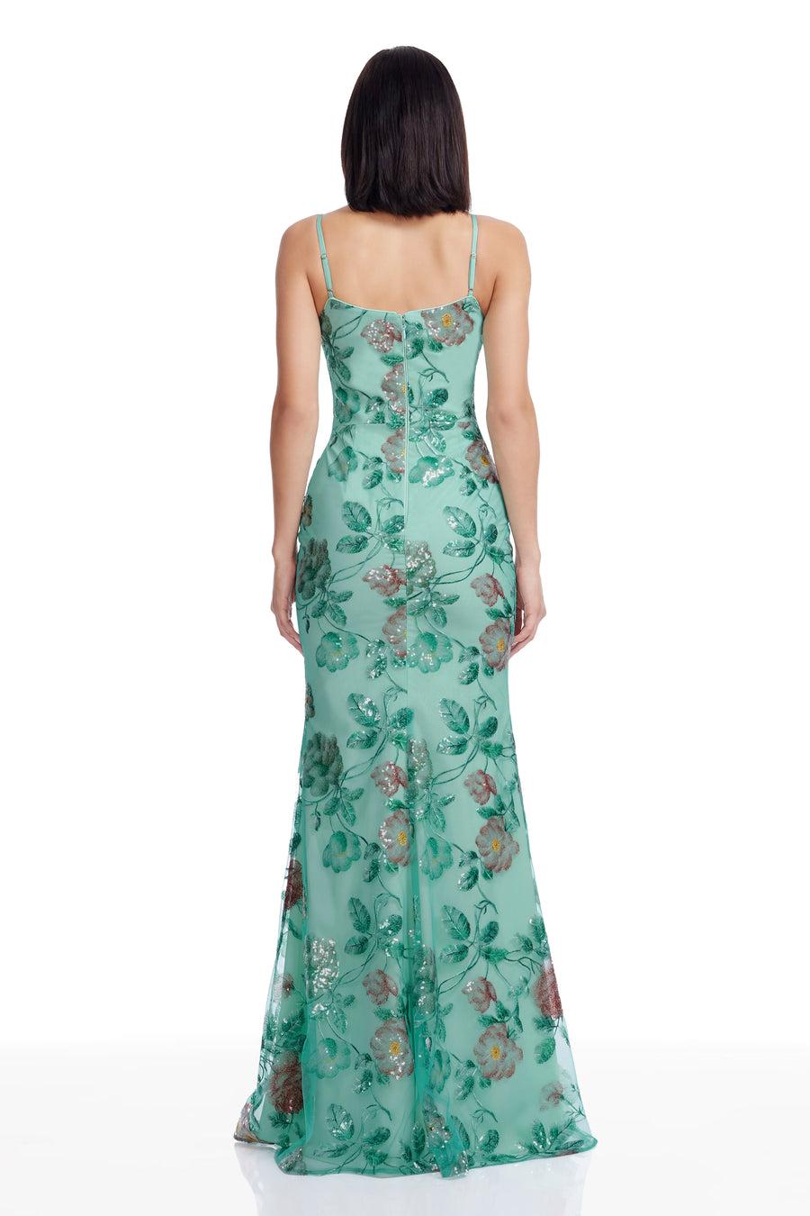 Dress The Population Giovanna Gown White