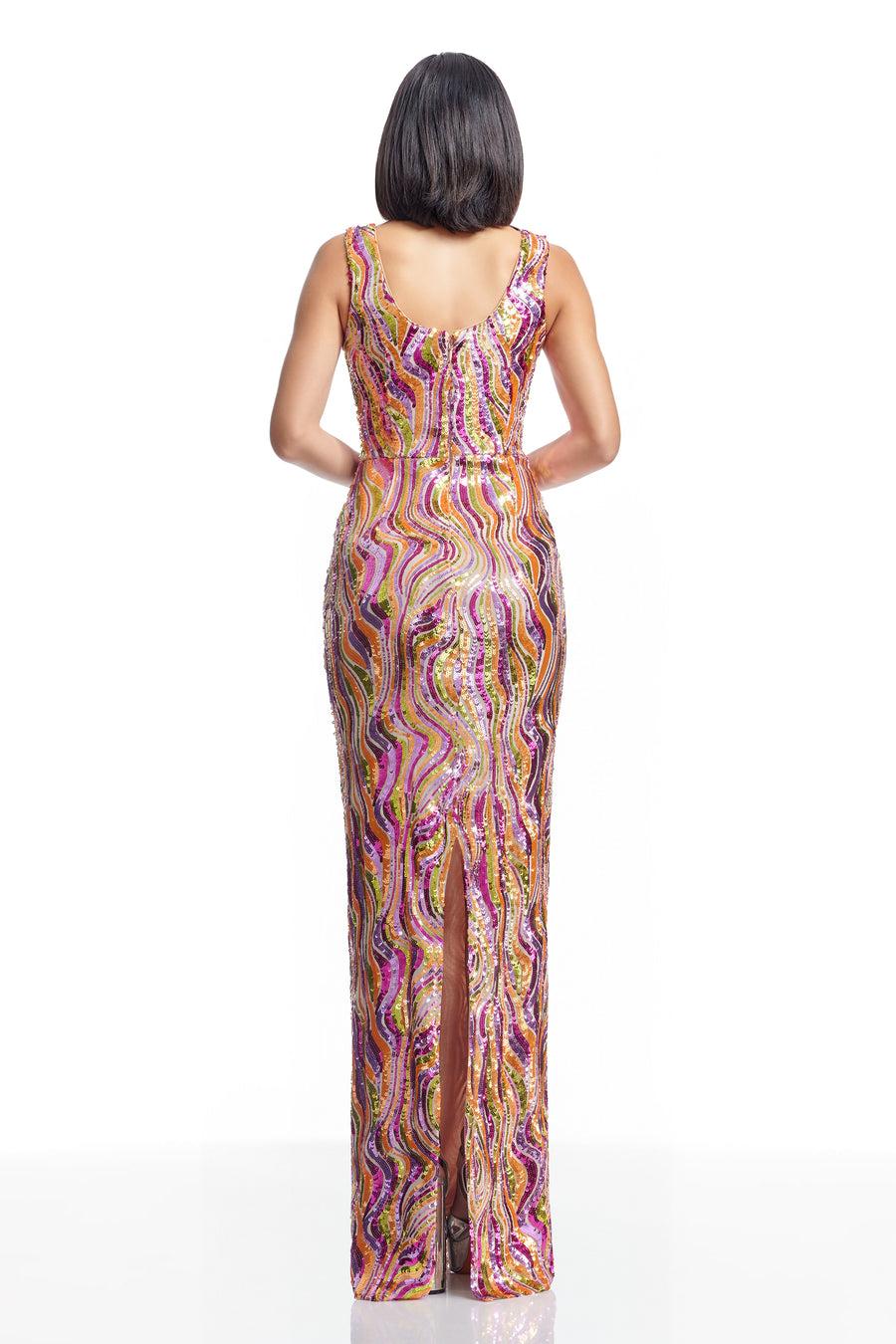 Dress The Population Goldie Dress White