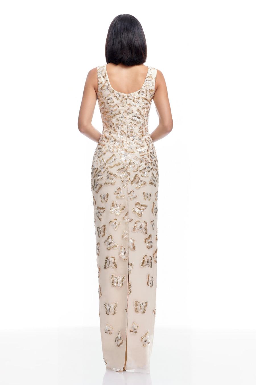 Dress The Population Goldie Gown White
