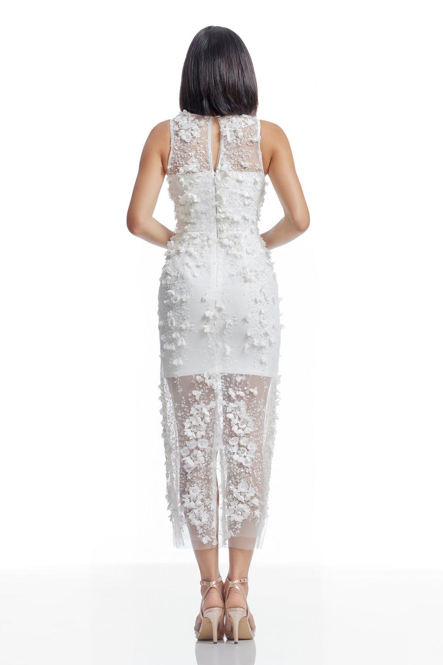 Dress The Population Helena Dress White