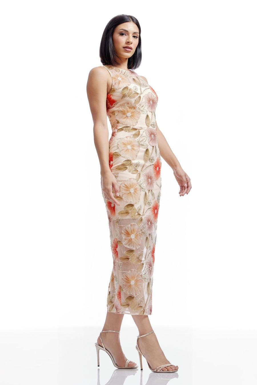 Dress The Population Helena Dress White