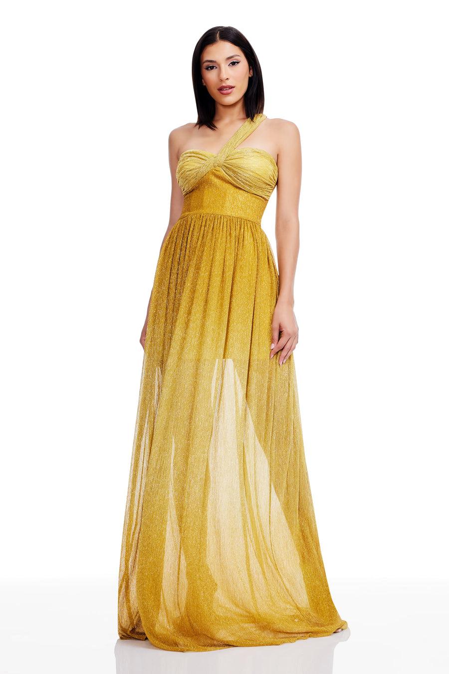 dress the population Idalia Gown white