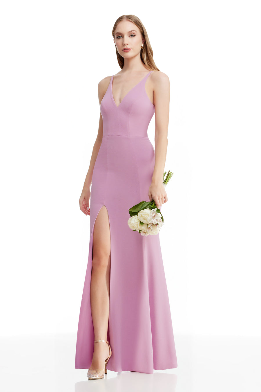 Dress The Population Iris Gown White