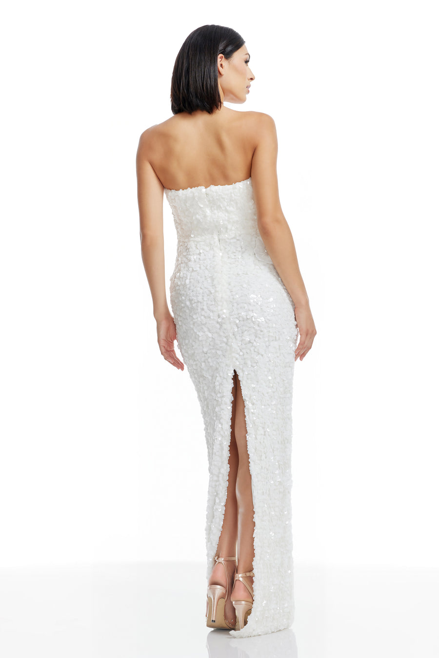 Dress The Population Izza Dress White