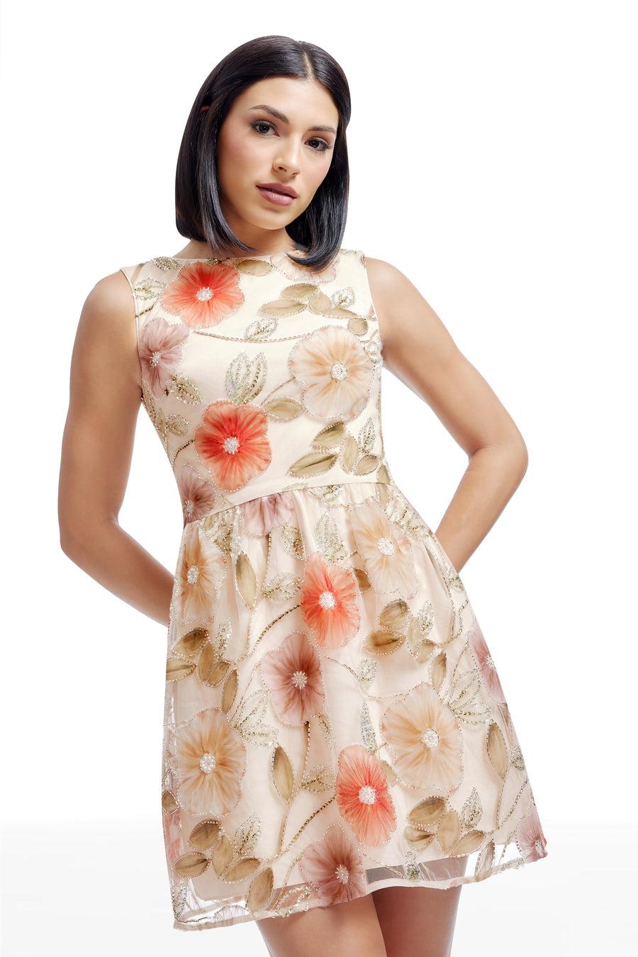 Dress The Population Jackie Dress White