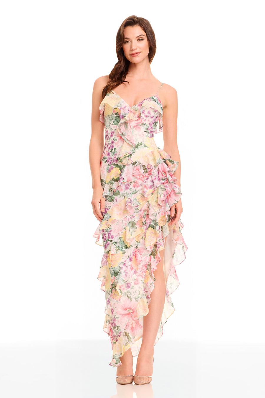 Dress The Population Josefina Dress White