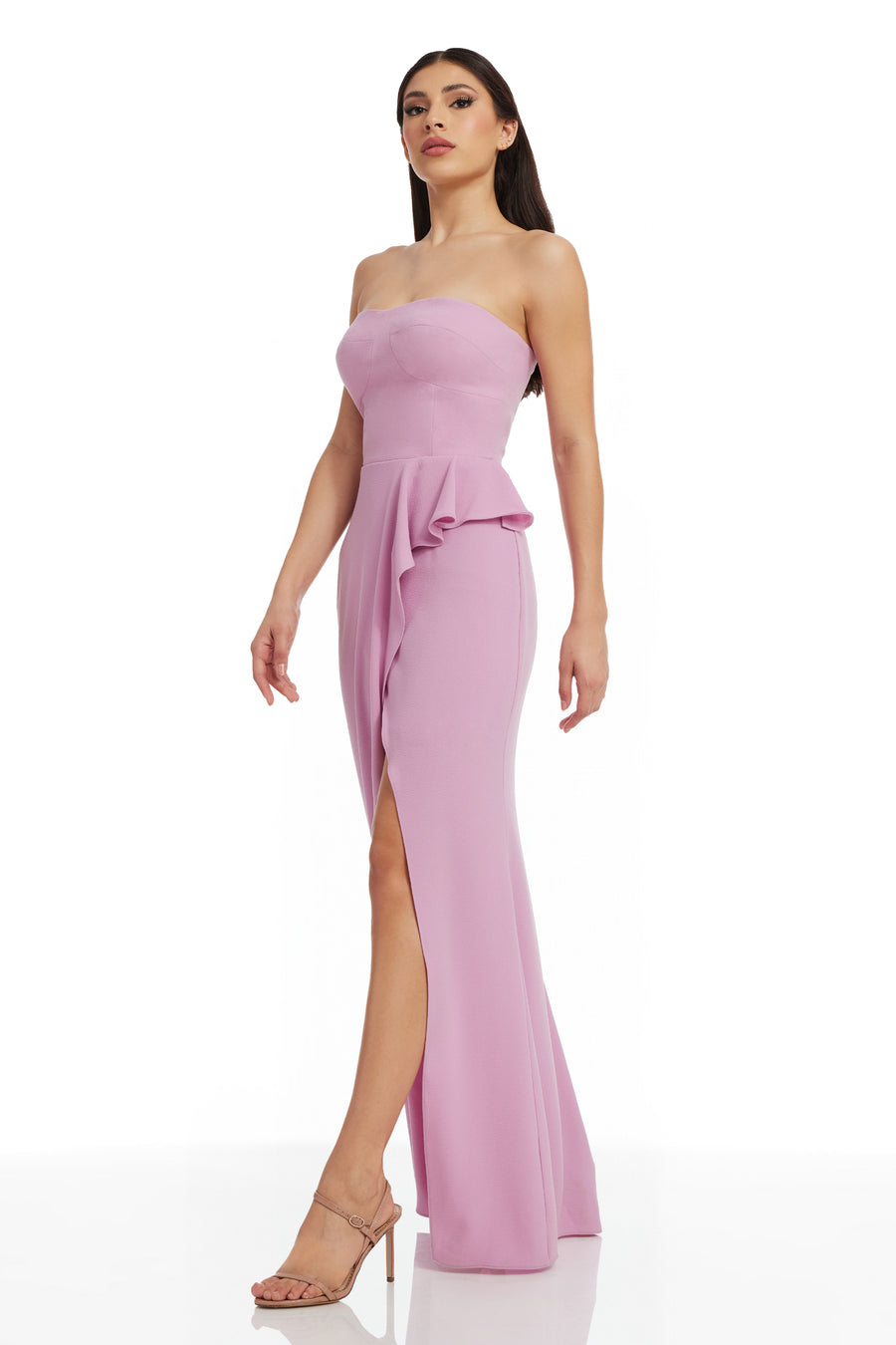 Dress The Population Kai Gown White