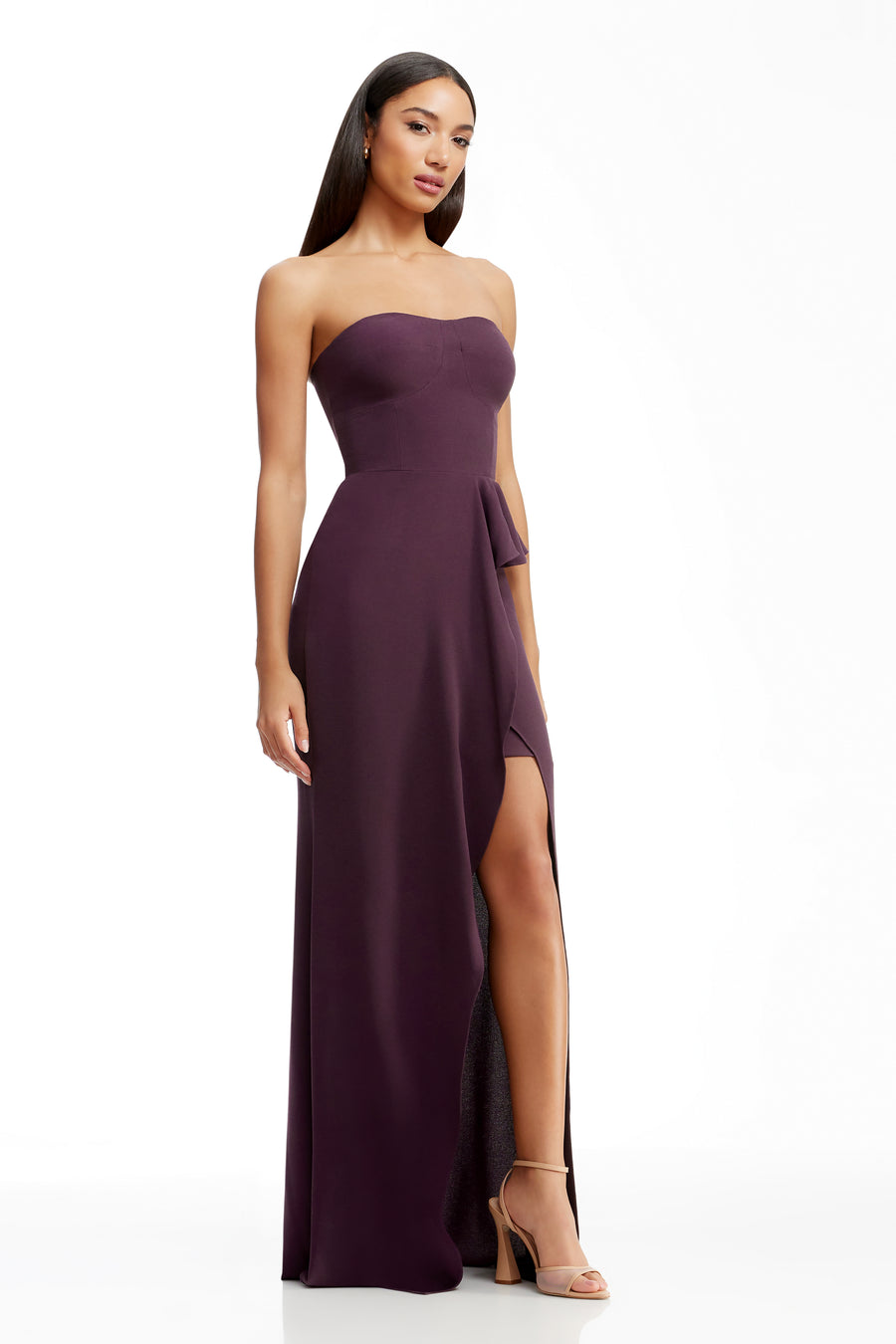 Dress The Population Kai Gown White