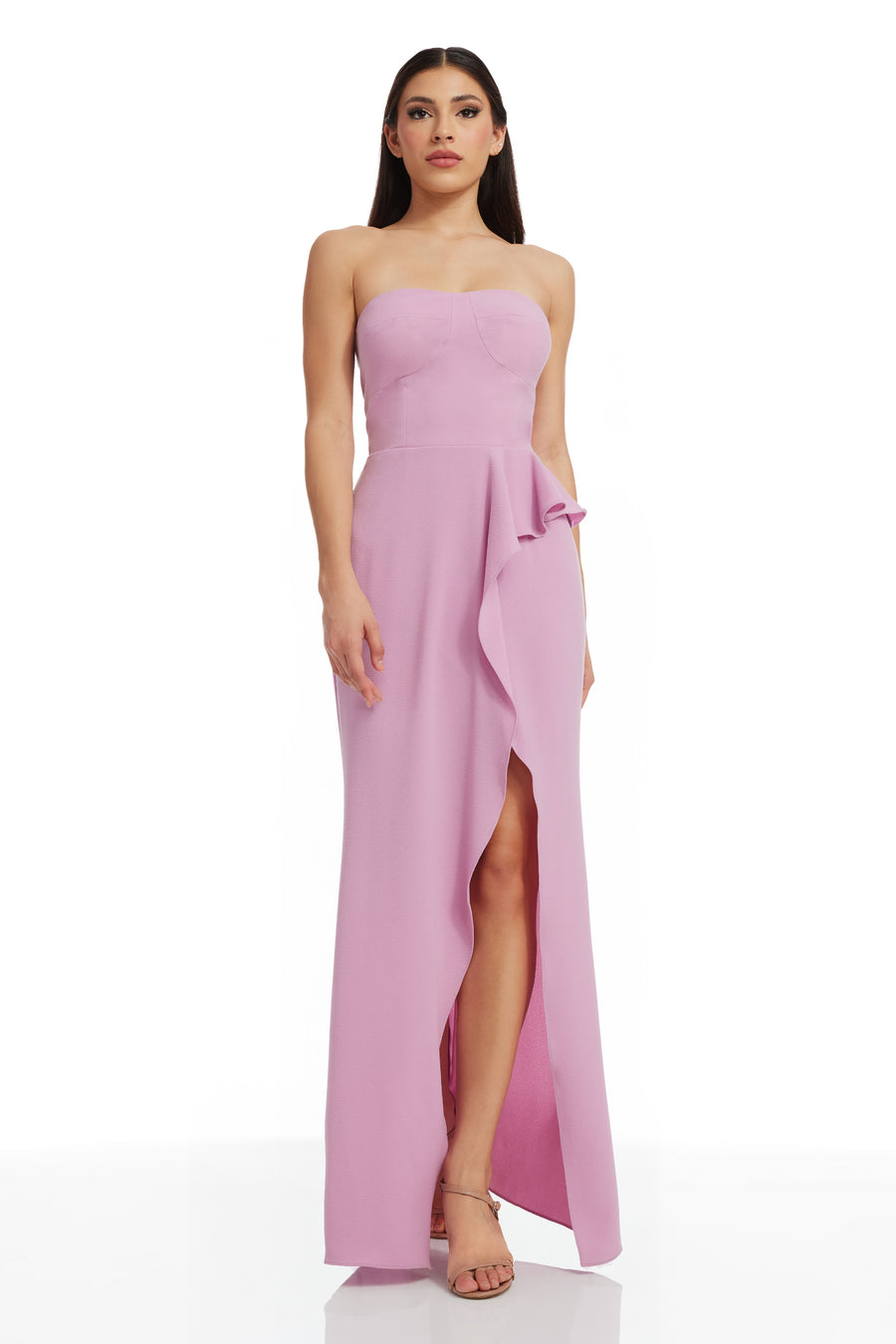 dress the population Kai Gown white