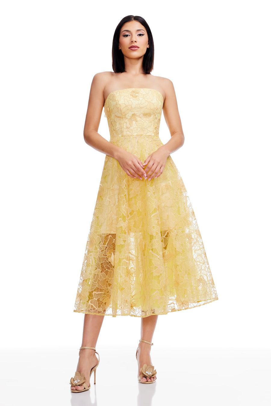 Dress The Population Kailyn Dress White