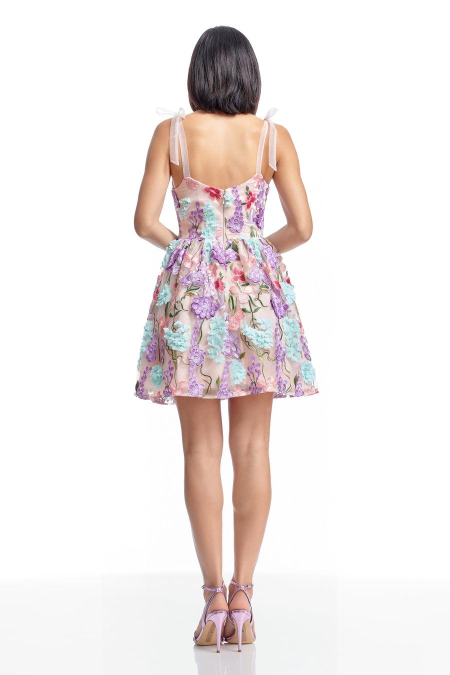 Dress The Population Kaitrin Dress White