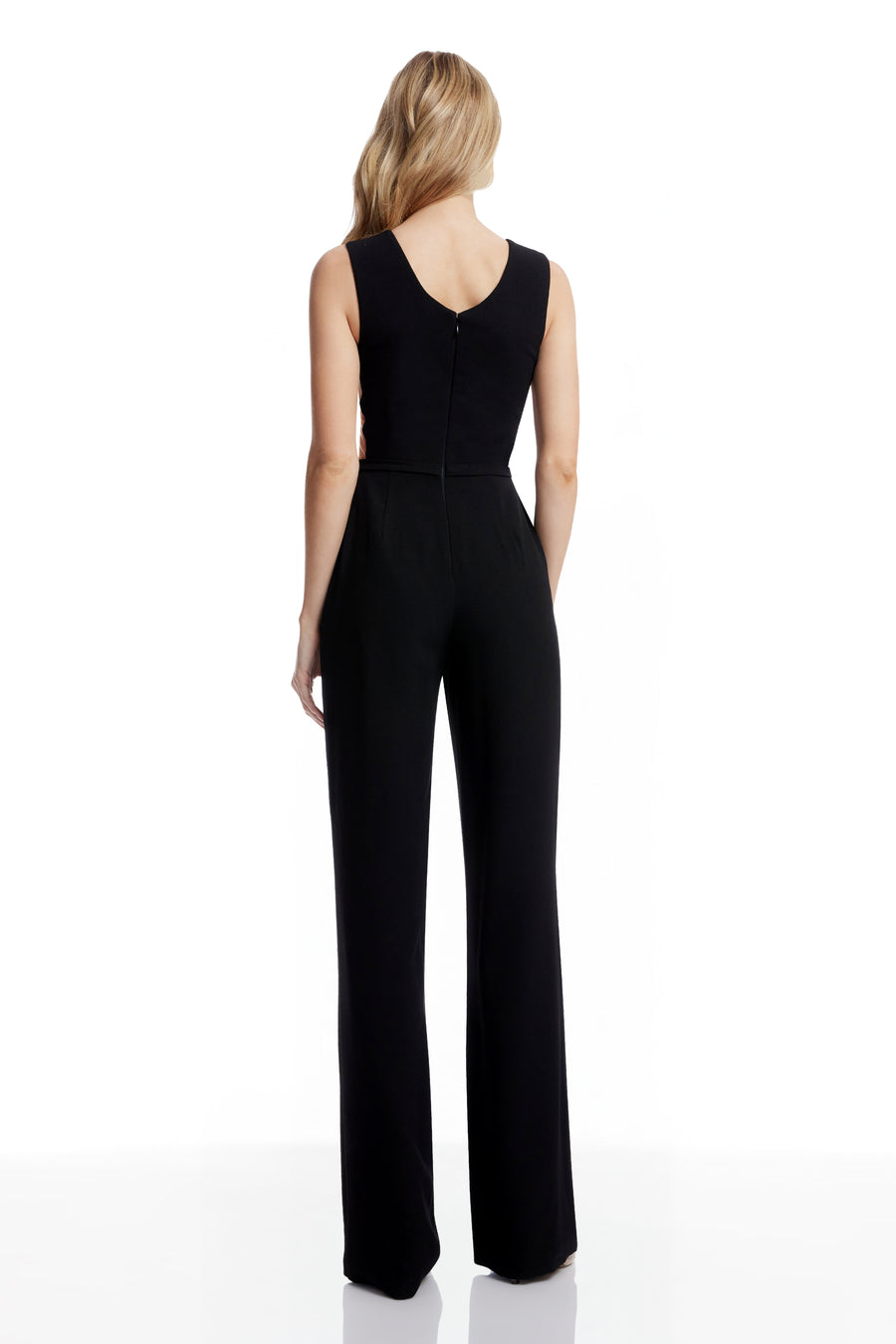 Dress The Population Katrina Jumpsuit White