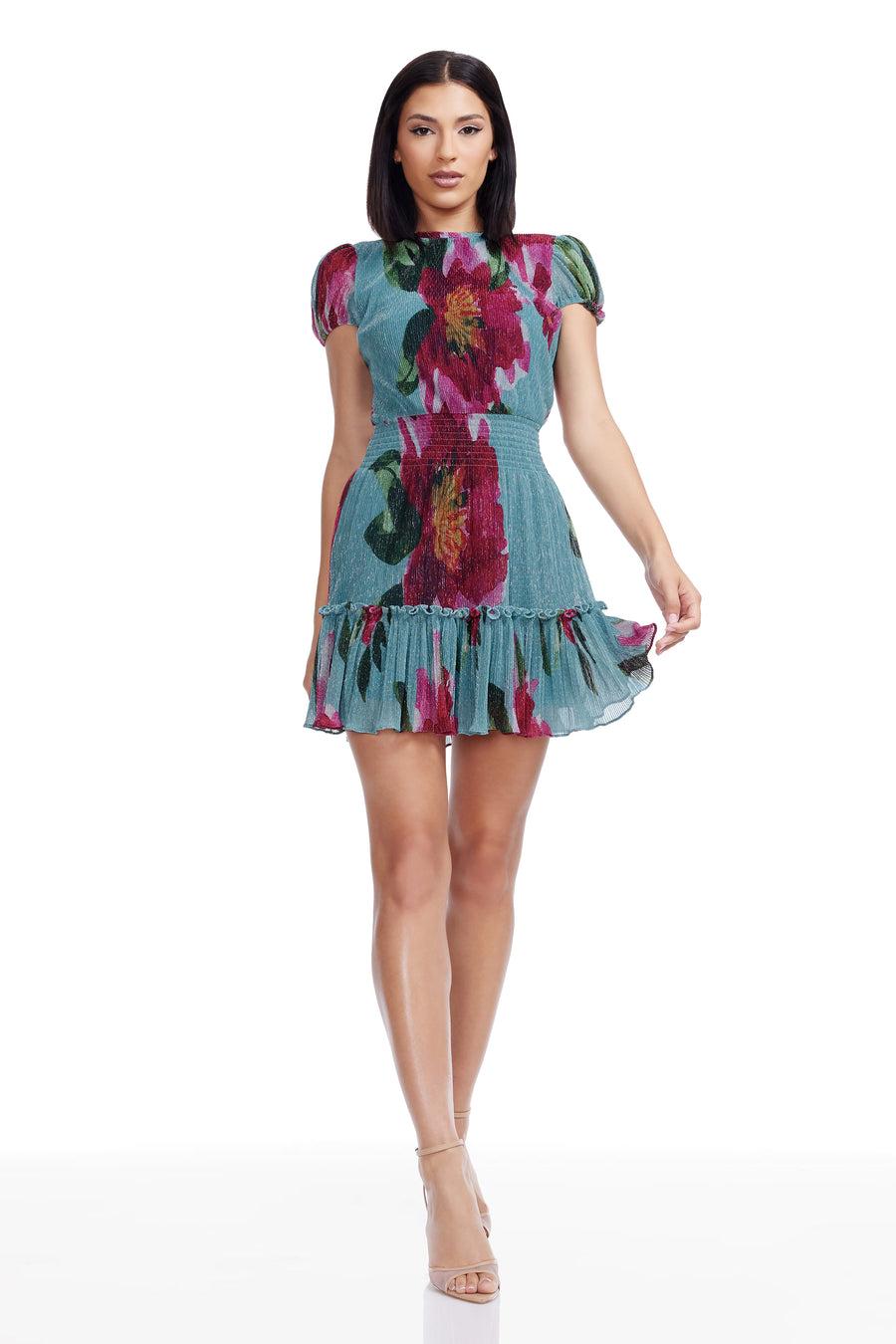 dress the population Kenley Dress white